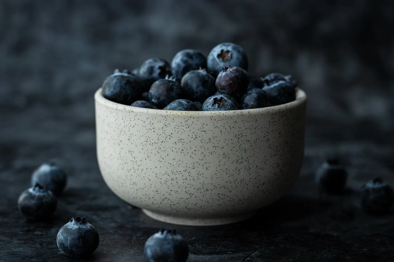 High-protein Greek yogurt bowl with walnuts and blueberries