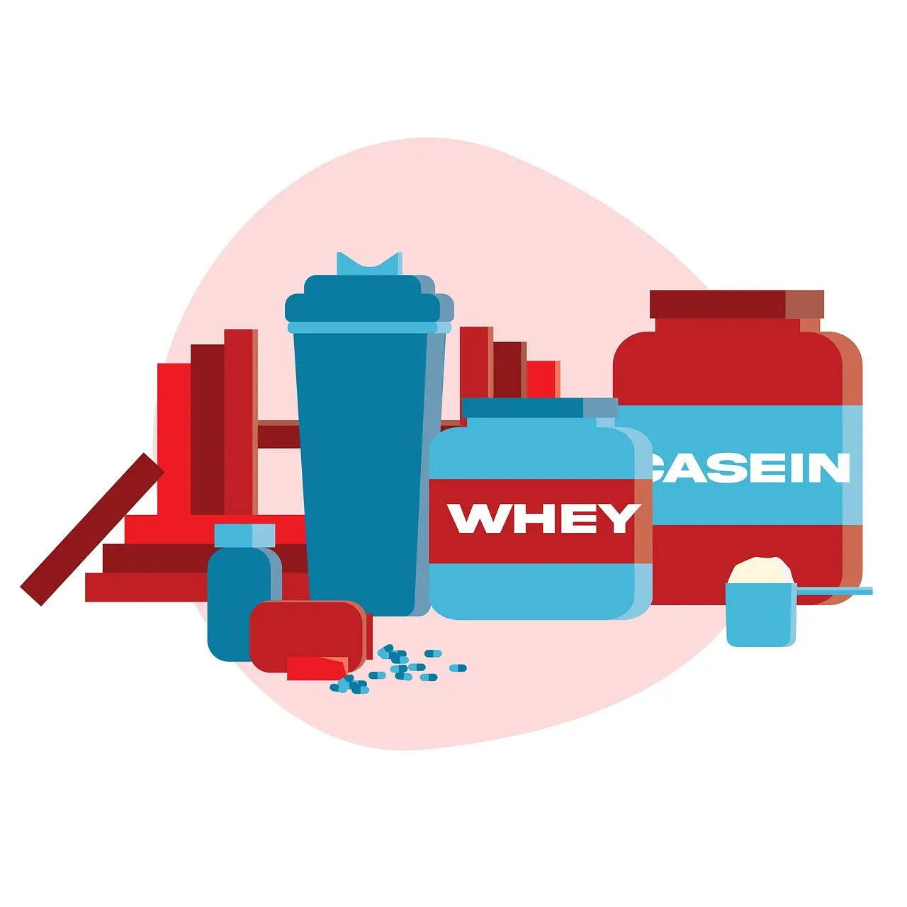 protein shake before gym, athlete preparing for a strength session