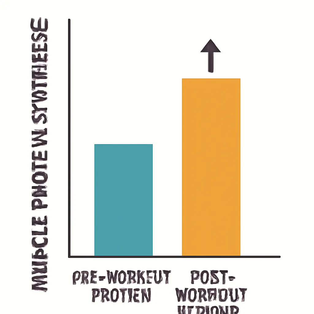 protein before or after workout, muscle protein synthesis comparison