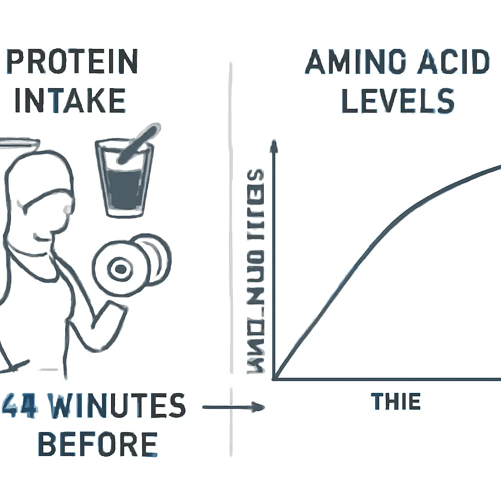 pre workout protein timing, the 45 minute rule timeline