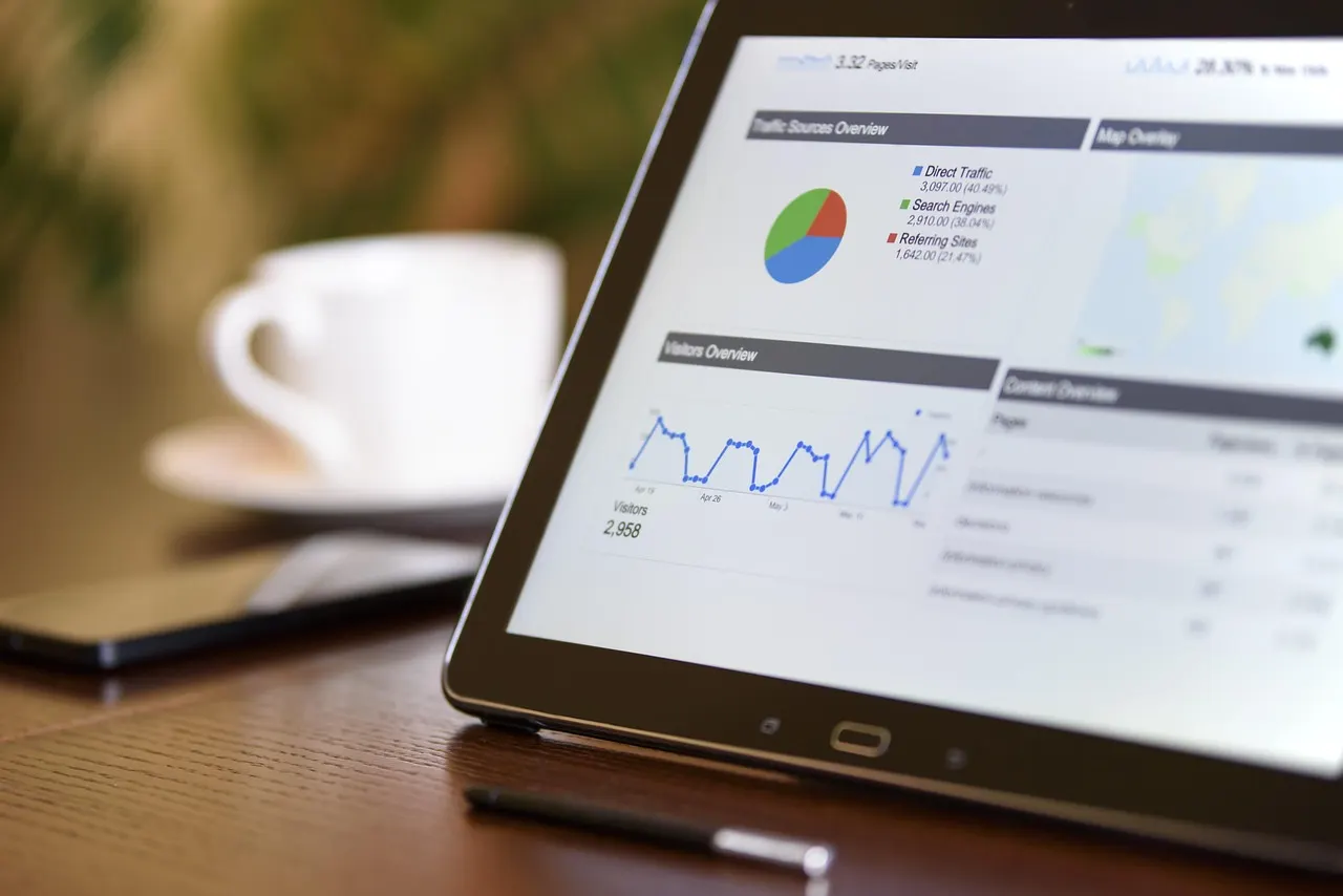 Investor analyzing portfolio allocation